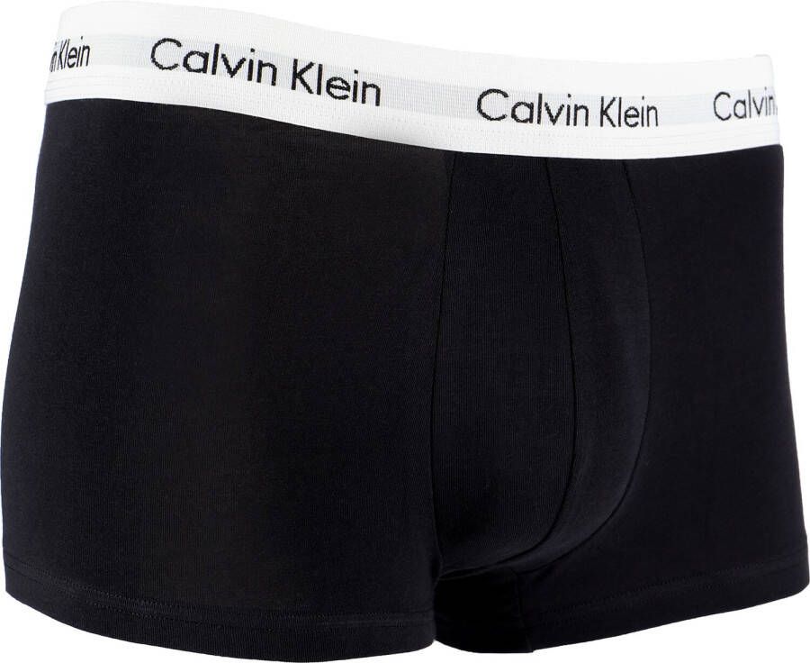 CALVIN KLEIN UNDERWEAR Calvin Klein Heren Boxershorts 3-pack Low Rise Trunks Zwart