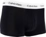 CALVIN KLEIN UNDERWEAR Calvin Klein Heren Boxershorts 3-pack Low Rise Trunks Zwart - Thumbnail 9