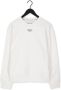 Calvin Klein Witte Crewneck Sweatshirt met Lange Mouwen en Print Logo White Heren - Thumbnail 4