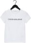 Calvin Klein Jeans Logo T-shirt Vrouwen Herfst Winter Collectie White Dames - Thumbnail 5