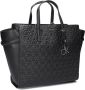 Calvin Klein Zwarte polyester handtas met contrasterende details Black Dames - Thumbnail 2
