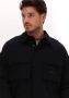 CALVIN KLEIN Heren Overhemden Fleece Lined Cargo Overshirt Zwart - Thumbnail 5