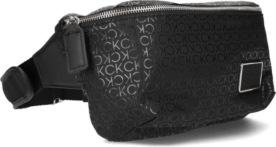 Calvin Klein Zwarte Schoudertas Ck Elevated Waistbag Mono