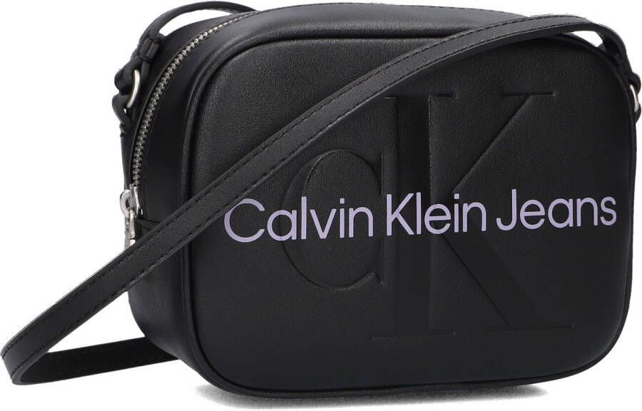 Calvin Klein Zwarte Schoudertas Sculpted Camera Bag1