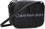 Calvin Klein Jeans Zwarte Mono Cross Body Camera Tas Black Dames - Thumbnail 3