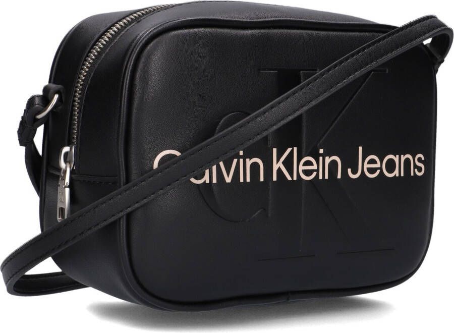 Calvin Klein Zwarte Schoudertas Sculpted Camera Bag18 Mono