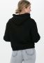Calvin Klein Zwarte katoenen trui met capuchon en logo print Zwart Heren - Thumbnail 6