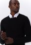 Calvin Klein Zwarte Herentrui van Wol Klassieke Wol Sweater Black Green Heren - Thumbnail 6