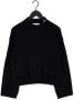 Calvin Klein Zwarte Trui Fluffy Wide Open Sleeves Sweater - Thumbnail 4