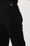 Calvin Klein Zwarte Wijde Broek Shiny Rib Wide Leg Pants - Thumbnail 4