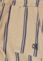 CARLIJNQ Jongens Broeken Stripes Blue Short Loosefit Wt Embroidery Beige - Thumbnail 3