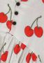 CARLIJNQ Meisjes Jurken Cherry Dress With 3 Buttons Gebroken Wit - Thumbnail 2