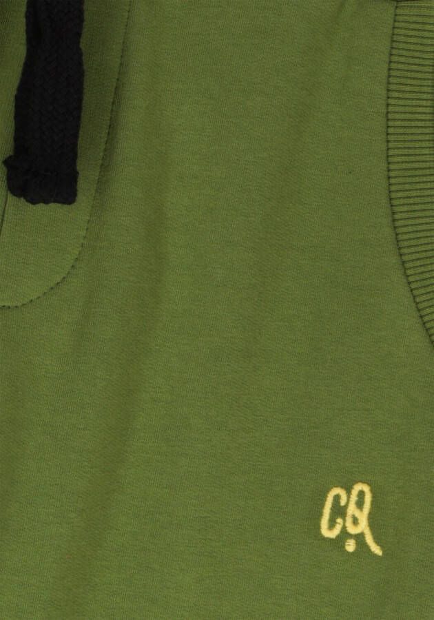 Carlijnq Olijf Joggingbroek Basic Sweatpants Wt Embroidery