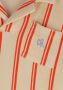 CARLIJNQ Jongens Polo's & T-shirts Stripes Flame Loose Polo T-shirt Wt Embroideries Oranje - Thumbnail 2
