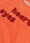 CARLIJNQ Meisjes Truien & Vesten Heart Eyes Sweater Girls With Tule Ruffles + Embroidery Oranje - Thumbnail 2