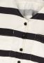 CARLIJNQ Meisjes Tops & T-shirts Stripes Black Cropped Pocket Top Wit - Thumbnail 2
