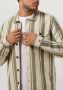 CAST IRON Heren Overhemden Long Sleeve Shirt Sanborn Twill Stripe Beige - Thumbnail 3