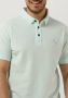 CAST IRON Heren Polo's & T-shirts Short Sleeve Polo Cotton Popcorn Blauw - Thumbnail 4
