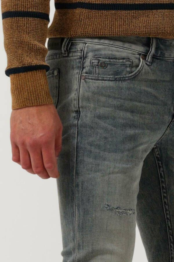 Cast Iron Blauwe Slim Fit Jeans Riser Slim Tinted Indigo Structure
