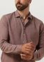 CAST IRON Heren Overhemden Long Sleeve Shirt Cf Jersey Pique Tec Bordeaux - Thumbnail 3