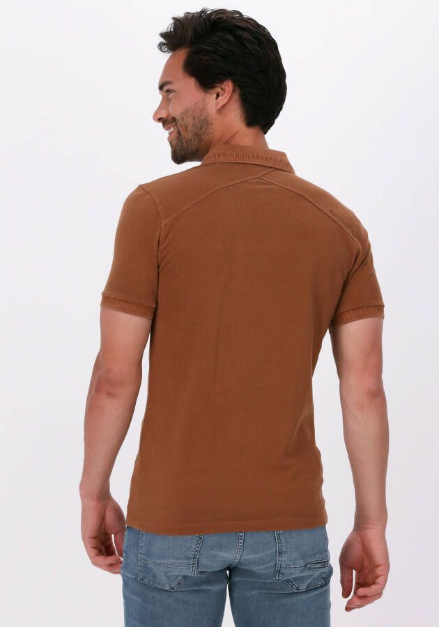 Cast Iron Bruine Polo Short Sleeve Polo Cotton Gd Pique