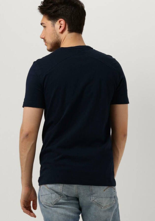 CAST IRON Heren Polo's & T-shirts Short Sleeve R-neck Organic Cotton Slub Essential Donkergrijs