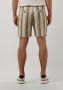 CAST IRON Heren Broeken Chino Shorts Linen Stripe Groen - Thumbnail 5