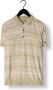 CAST IRON Heren Polo's & T-shirts Short Sleeve Polo Cotton Slub Stripe Knitted Polo Groen - Thumbnail 4