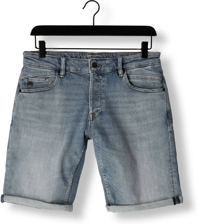 CAST IRON Heren Jeans Shiftback Shorts Bright Sun Faded Lichtblauw