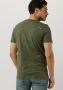 CAST IRON Heren Polo's & T-shirts Short Sleeve R-neck Slub Jersey Groen - Thumbnail 5