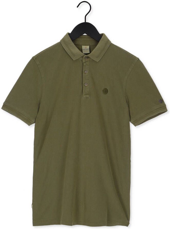Cast Iron Olijf Polo Short Sleeve Polo Cotton Gd Pique