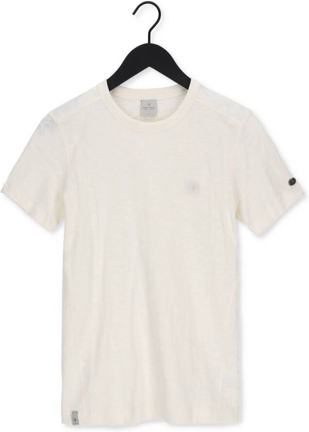 Cast Iron Witte T-shirt Short Sleeve R-neck Organic Cotton Slub Essential