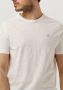 CAST IRON Heren Polo's & T-shirts Short Sleeve R-neck Organic Cotton Slub Essential Wit - Thumbnail 3