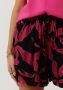 Catwalk Junkie gebloemde high waist loose fit short Tropics roze - Thumbnail 4