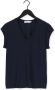 CC HEART Dames Tops & T-shirts Basic V-neck Tshirt Donkerblauw - Thumbnail 2