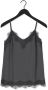 CC Heart Top met kanten details Puck donker grijs - Thumbnail 2