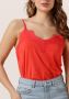 CC HEART Dames Tops & T-shirts Lace Top Oranje - Thumbnail 3