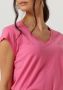 CC HEART Dames Tops & T-shirts Basic V-neck T-shirt Roze - Thumbnail 3