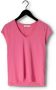 CC HEART Dames Tops & T-shirts Basic V-neck T-shirt Roze - Thumbnail 4