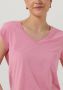 CC HEART Dames Tops & T-shirts Basic V-neck T-shirt Roze - Thumbnail 3