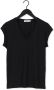 CC HEART Dames Tops & T-shirts Basic V-neck Tshirt Zwart - Thumbnail 2