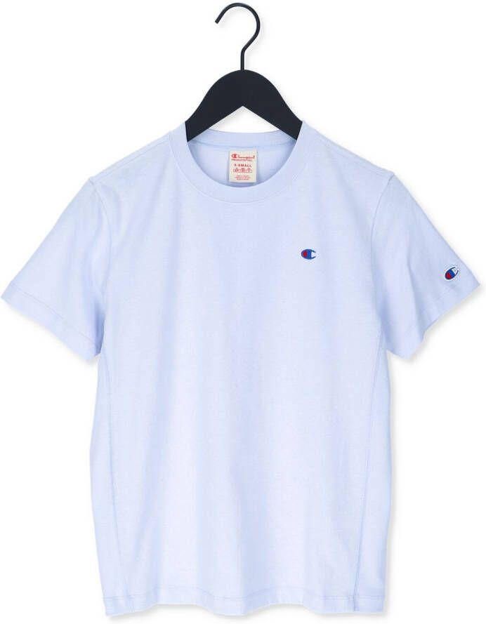 Champion Lichtblauwe T-shirt Crewneck T-shirt 115109