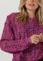 Circle of Trust blouse Mallory met all over print en plooien paars - Thumbnail 3