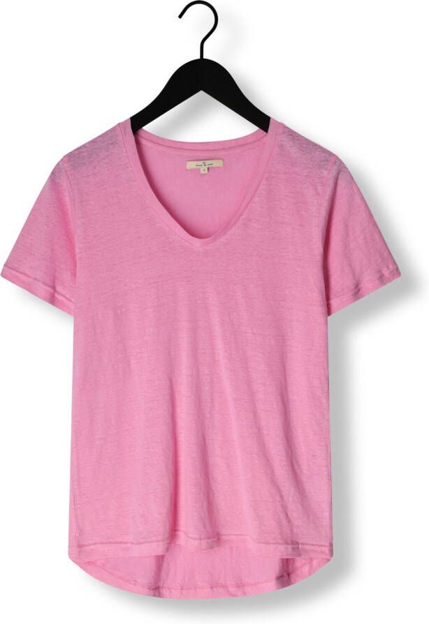 CIRCLE OF TRUST Dames Tops & T-shirts Mila Tee Roze
