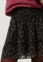 COLOURFUL REBEL Dames Rokken Noela Mini Flower Mini Layer Skirt Donkergroen - Thumbnail 5