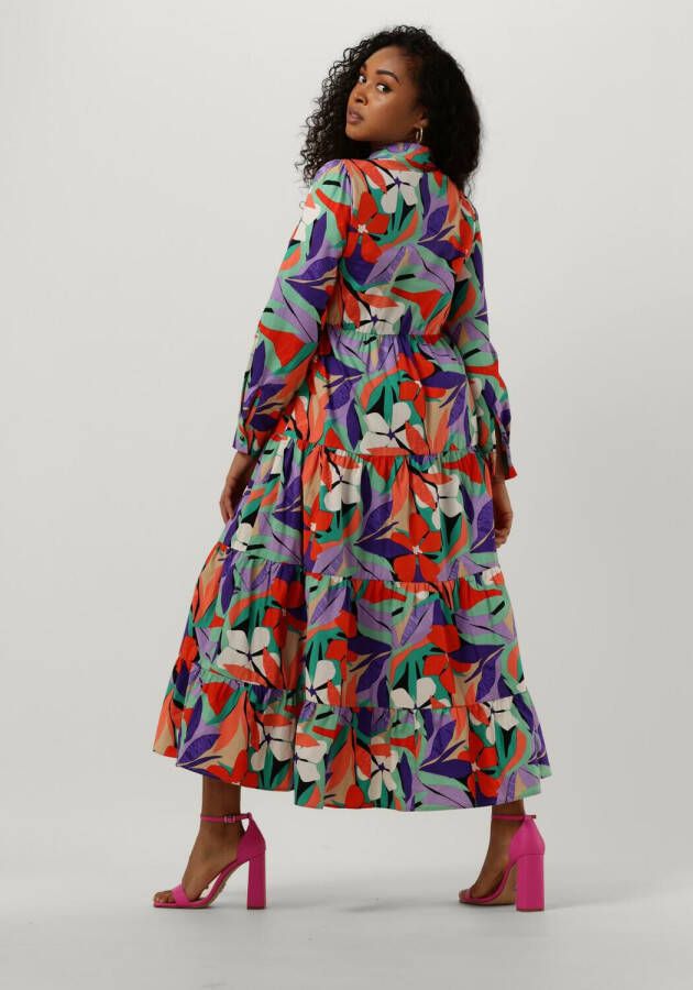 COLOURFUL REBEL Dames Jurken Vianne Big Flower Maxi Dress Multi