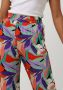 Colourful Rebel gebloemde high waist loose fit pantalon Melody Big Flower Straight Pants multi - Thumbnail 4