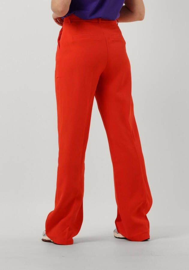 Colourful rebel Oranje Pantalon Rus Pintuck Straight Pants