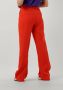 Colourful Rebel high waist straight fit pantalon Rus Pintuck oranje - Thumbnail 6