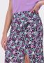 COLOURFUL REBEL Dames Rokken Dinah Scattered Flower Midi Drawcord Skirt Paars - Thumbnail 5